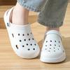 Mode Sommer Hollow Out Geschlossene Zehen Strandsandalen Damen Leichtgewicht Anti-Rutsch EVA Clogs Hausschuhe Frau Komfort Weiche Sohle Gartenschuhe