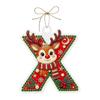 Christmas Themed Acrylic Letter Hanging Ornaments 26 PCS Decorations for Christmas Tree
