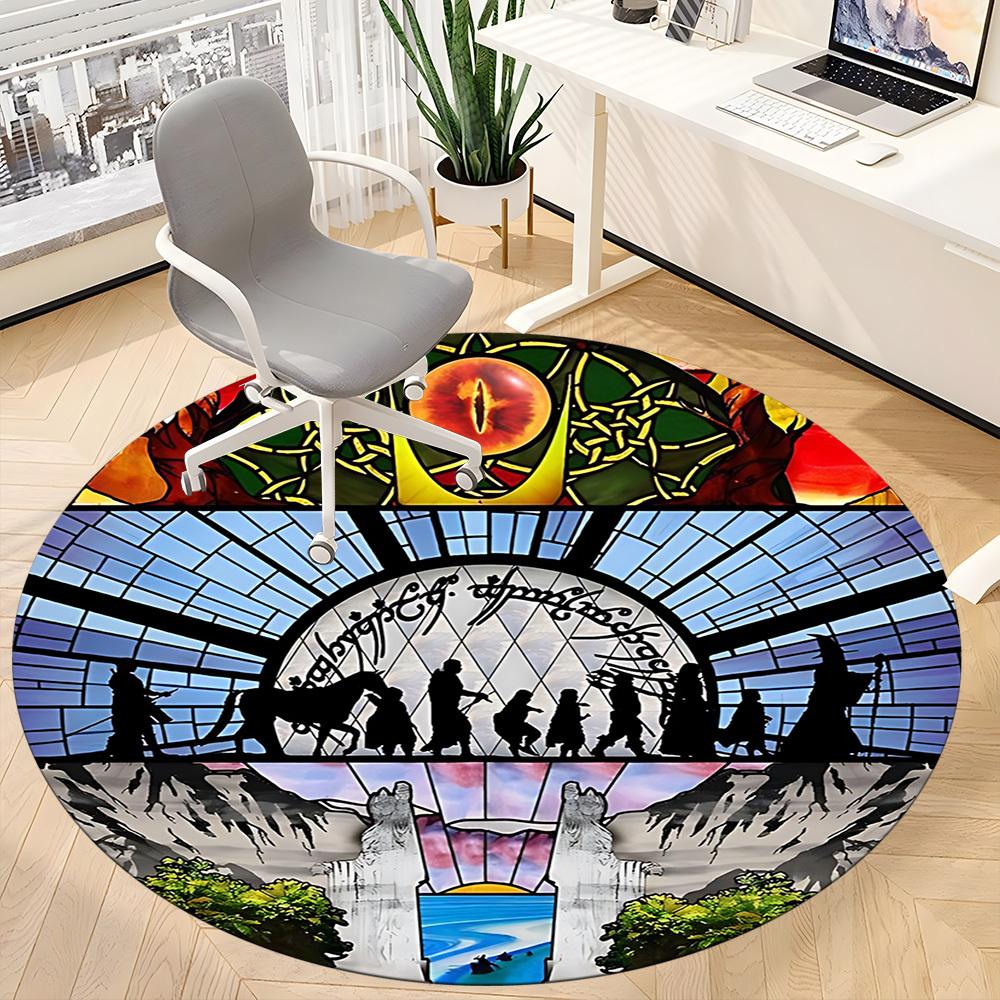 1 stuks Stranger Things Stoelkussen voor Kantoor, Antislip, Zacht en Duurzaam Kantoortapijt voor Interieurdecoratie