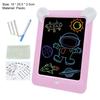 1 Set Scribbler Board Colored Lighting Eye Protection Plastic 3D Children Magic Drawing Board Kids Toy