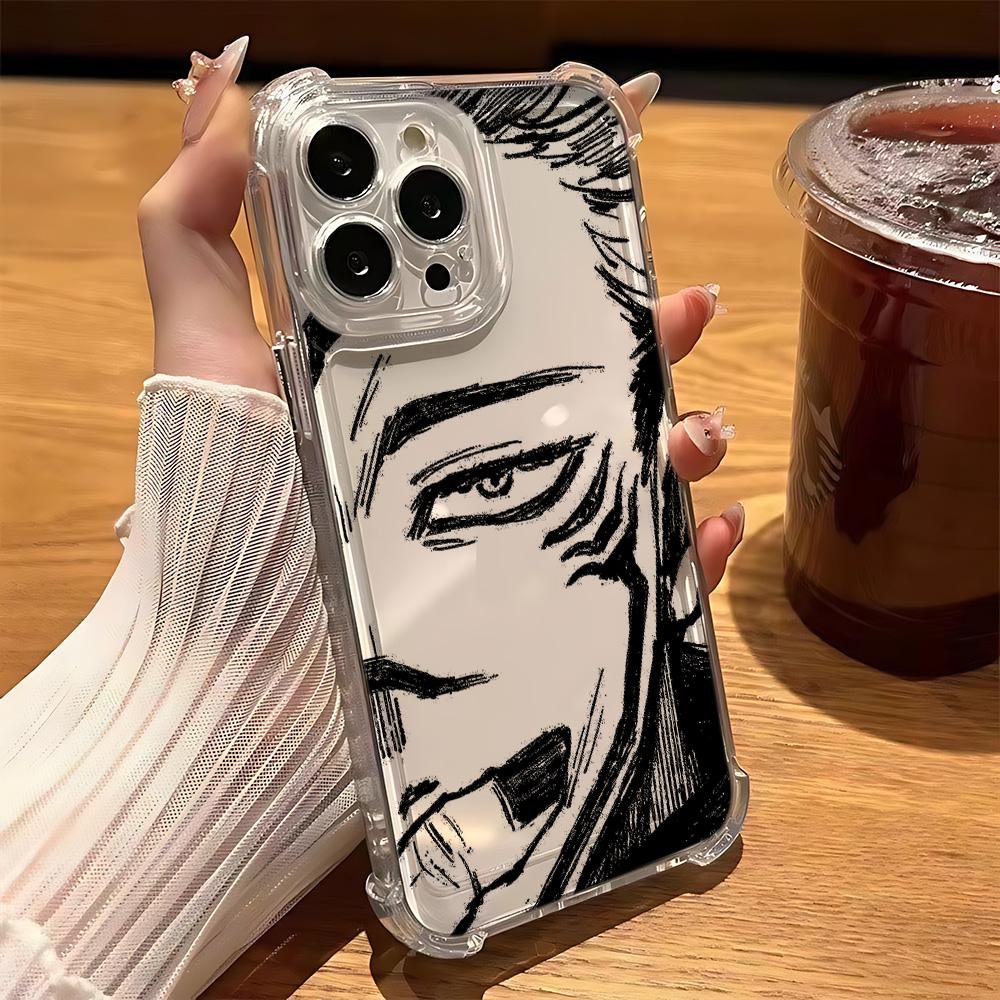 

Чехол для телефона Jujutsu Kaisen Годжо для iPhone 17 Air 16 e 15 14 13 12 11 Pro Max Plus Mini SE 2020 2022 Ударопрочный чехол iPhone 13 mini