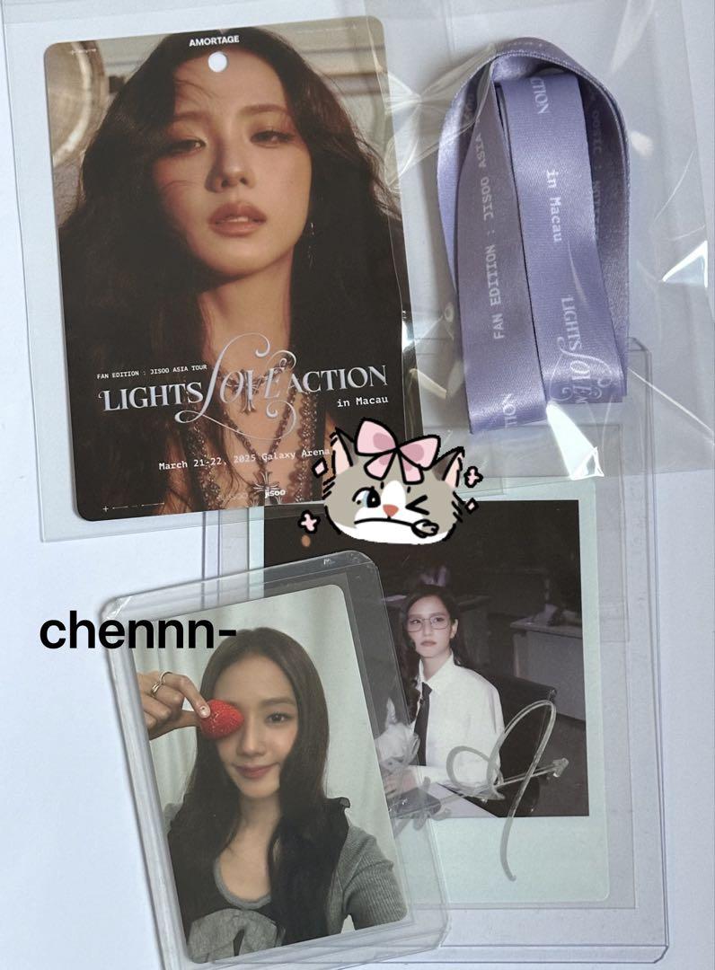 

[USED] BLACKPINK Jisoo AMORTAGE Macau FM Exclusive Signed Polaroid