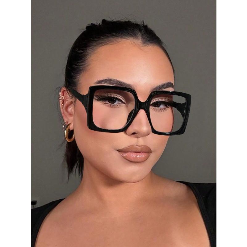 Women's Acrylic Bohemian Casual Cat Eye Fashion Glasses for Daily Reading and Work Commuting