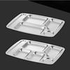Stainless Steel Divided Cafeteria Tray