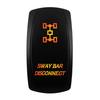 12V-24V Orange Led Rocker Switch Waterproof 20A Amber Light SPST DPDT Toggle Key for Car Boat ATV Camper Motorhome Auto Machine Switches4