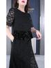 2025 Léto Evropský styl High-End Krajka Flitry Bodycon Šaty Plus Size