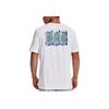 Under Armour Letter Print Round Neck Basketball Sports Short Sleeve T-Shirt Men Tops White 1372841-100