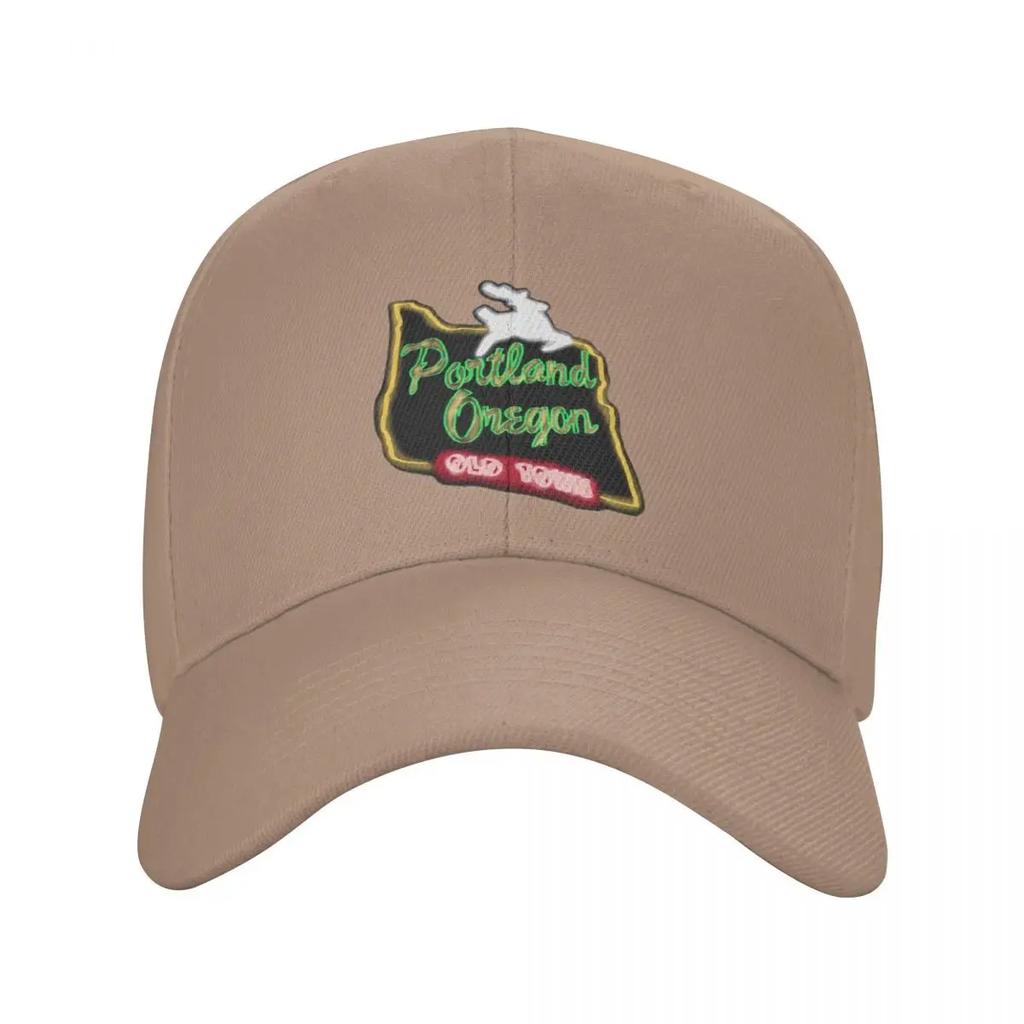 Portland Oregon Sign Baseball Cap Unique Hats Funny Hat Fishing Hat Tea Hat Woman Men's