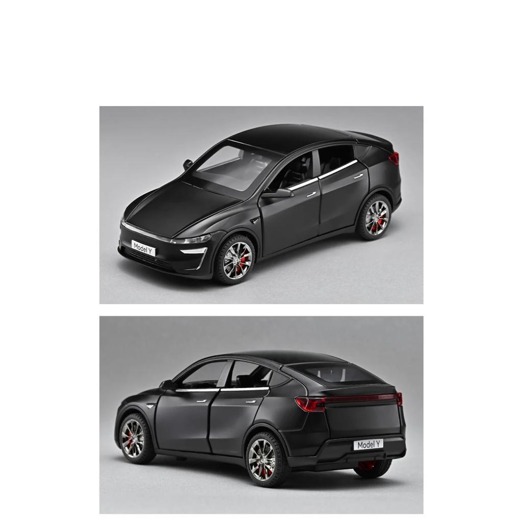 1/32 2025 Model Y SUV Alloy Car Model Diecasts Metal New Energy Vehicles Car Model Simulation Sound and Light Childrens Toy Gift