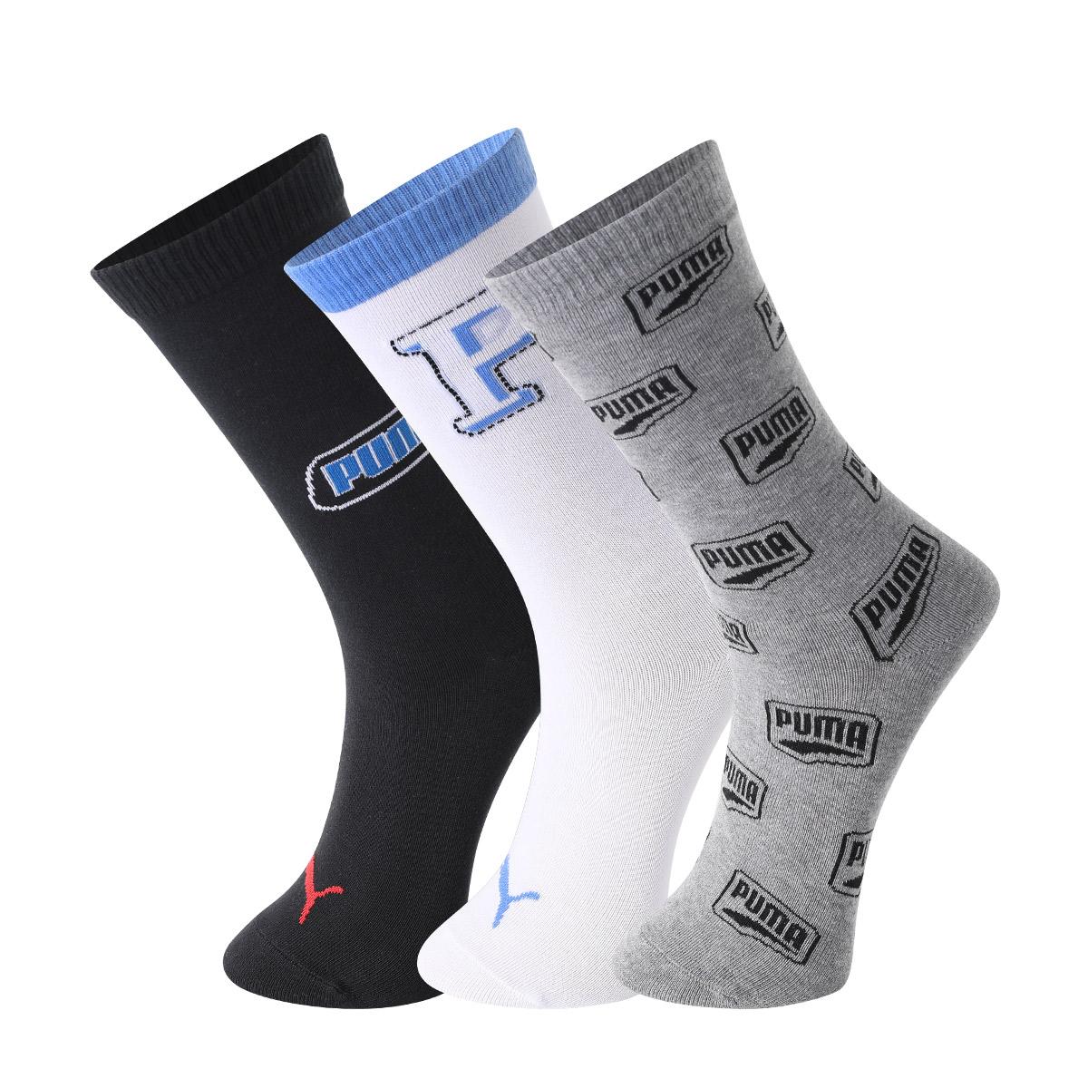 Носки PUMA до колена Унисекс 3 пары 701227924 23-24