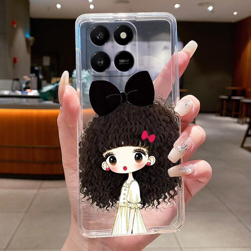 For Honor X7D Honor 400 Smart 4G 5G Luxury Dragon Cute Cool Boys Girls Soft silicone Phone Case Back Cover Transparent TPU Shell