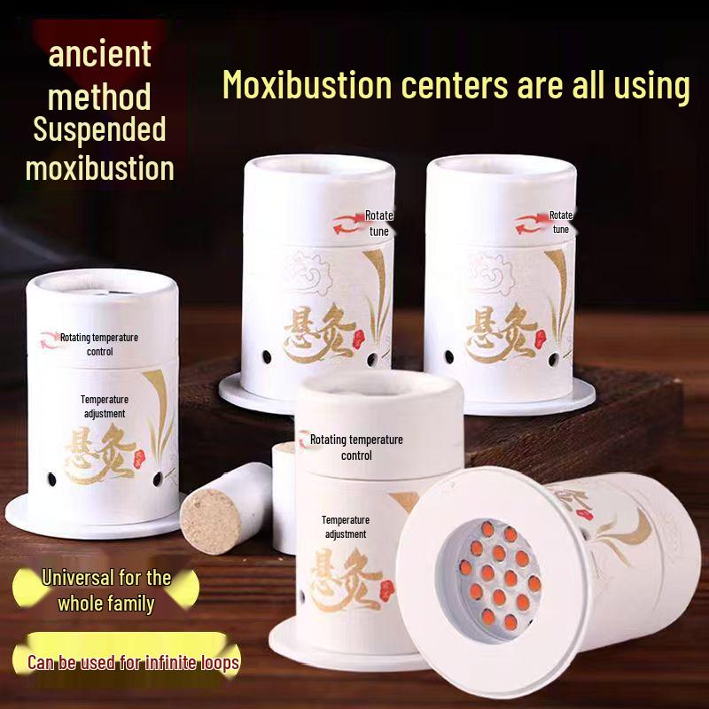 Moxibustion Stick and Smokeless Box Set - Portable Heat Therapy with Paper Tube Design