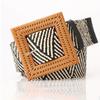Colorful Bohemian Style Belt Retro Ethnic Style Waistband Boho Straw Weave Belt  Jeans Decorative