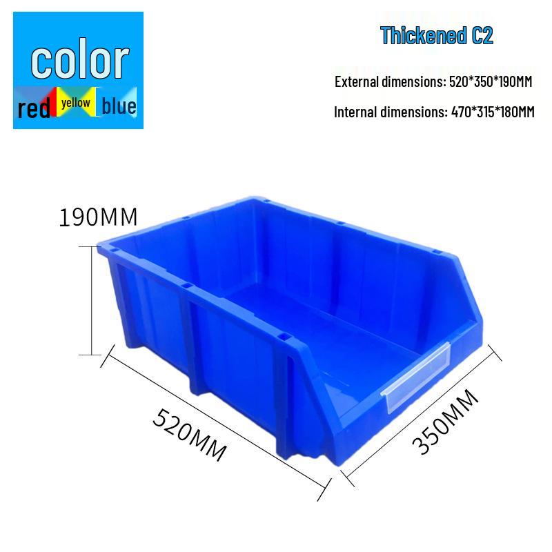 Slanted Mouth Plastic Storage Box for Screws and Tools – Classified Component Shelf