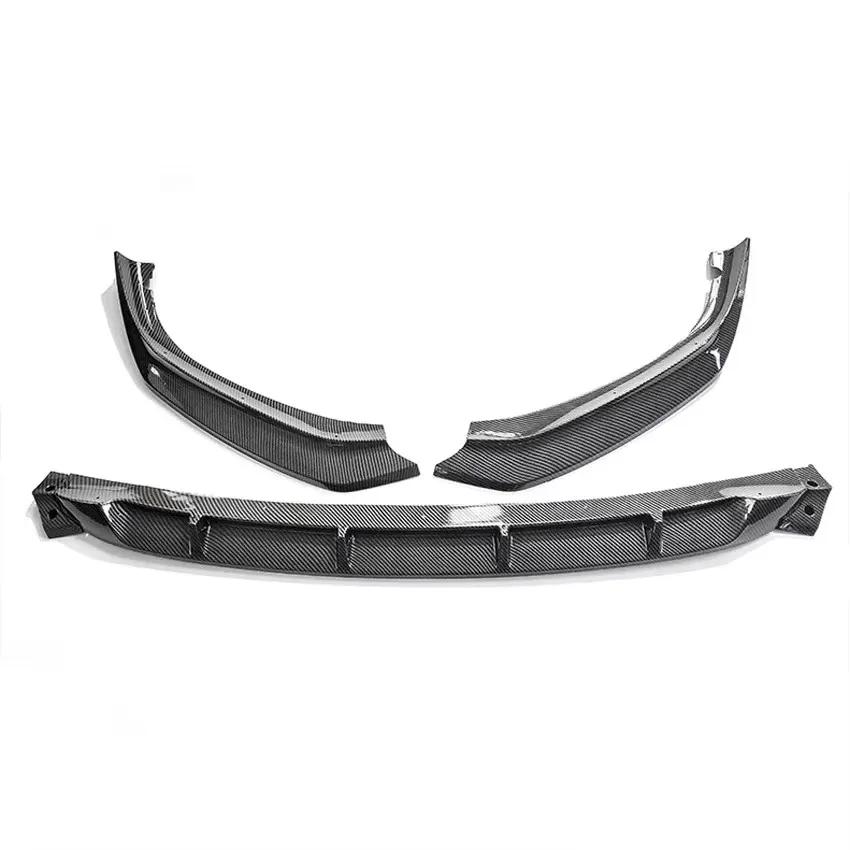 Für BMW 5 G30 G31 525i 530i 530d 540i M 2017-2020 Auto Frontstoßstange Lippe Kinnschutz Diffusor Abdeckung Deflektor Karosserie-Kits Glanzschwarz