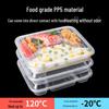 Degradable 5-Compartment Disposable Food Containers