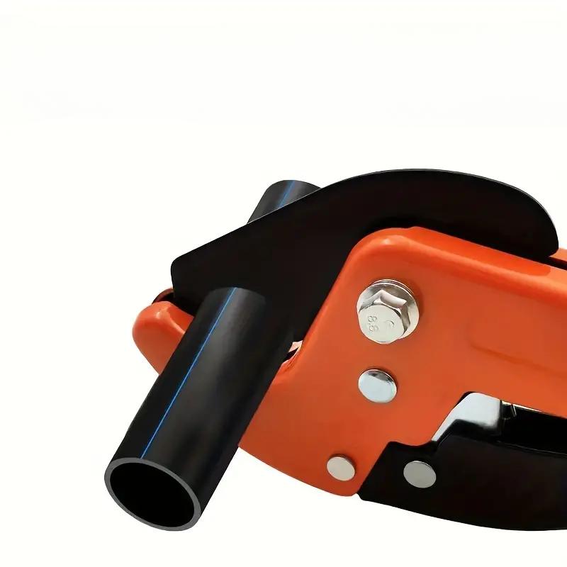 Pipe Cutter Plumber Scissors Ratcheting PVC PPR Plastic Hoses and Plumbing Cutter Tool for Pipeline Construction Maintenance