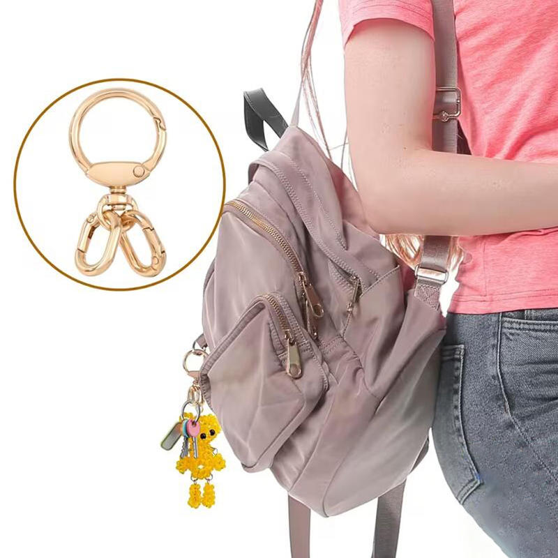 3 Stück Zinklegierung Schwenkkarabiner Metall-Drehverschluss für Tasche Handtasche DIY Hardware Zubehör