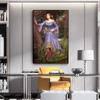 Famous Artwork William Waterhouse's Oil Painting Poster for 'Madame Ophelia'