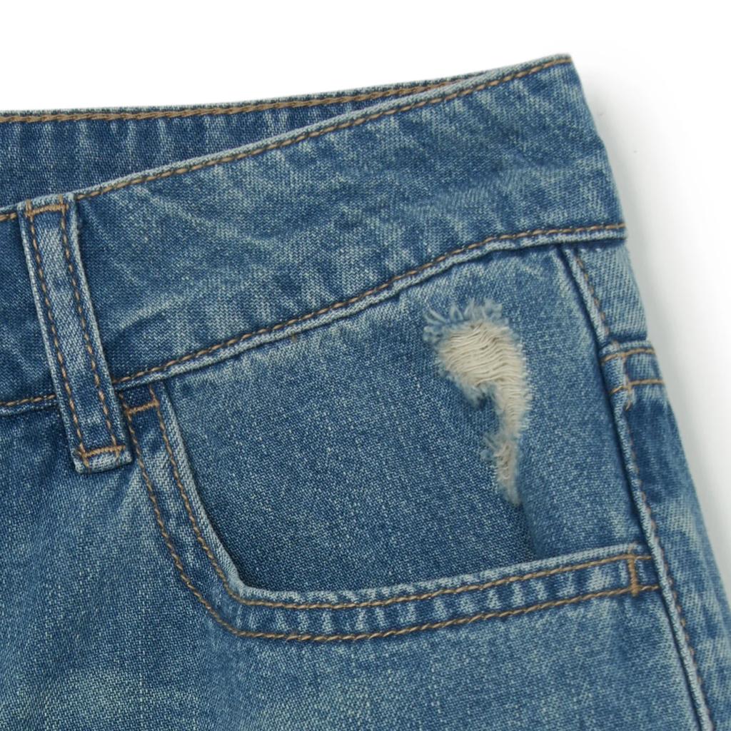 MLB New York Yankees Distressed Denim Shorts Women shorts 3FDPB0763-50INS