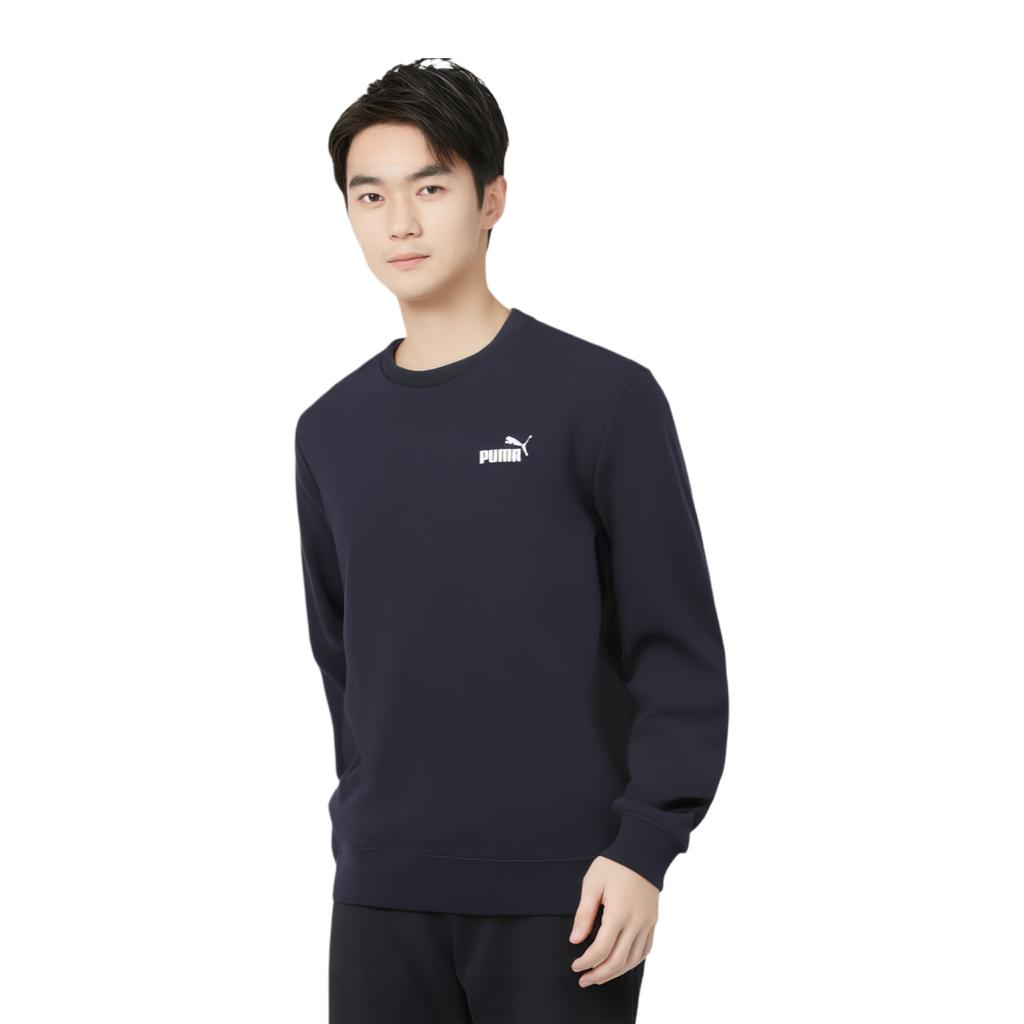 PUMA Sweatshirts Men's Marine Blue Crew Neck Moderate 695454-16