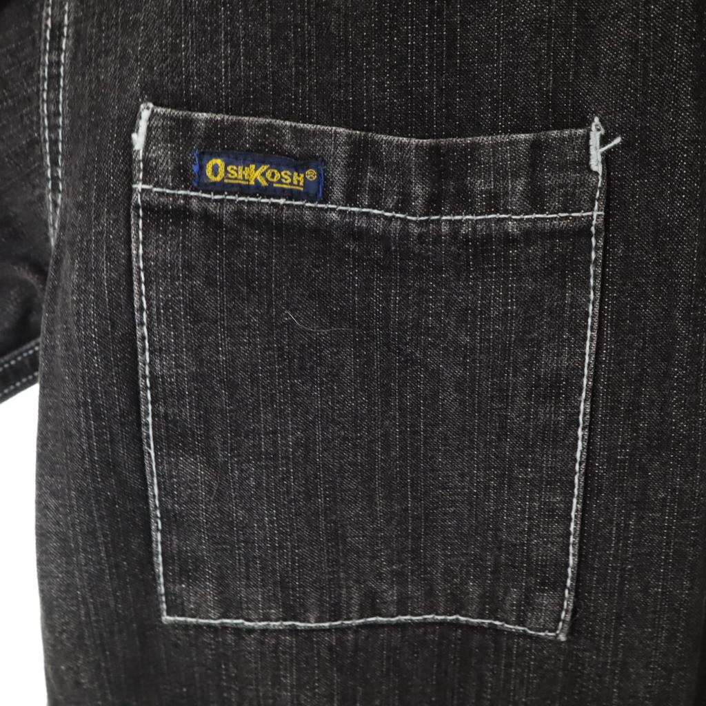 OSHKOSH Long sleeve Jumpsuit S black denim all in one Men's Used