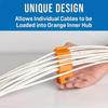 Network Carding Device Cable Comb Fireproof Abs Plastic Generic Cabling Category 5 And 6 Network Cables Laying And Carding Tools