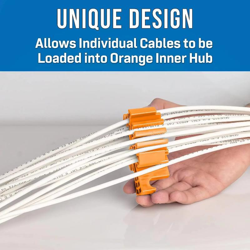 Network Carding Device Cable Comb Fireproof Abs Plastic Generic Cabling Category 5 And 6 Network Cables Laying And Carding Tools
