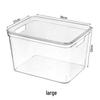 Transparent PET Desktop Storage Box with Handle
