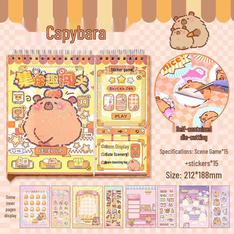 3D Miniature DIY House Sticker Set - Stereoscopic Landscaping Scenes for Girls