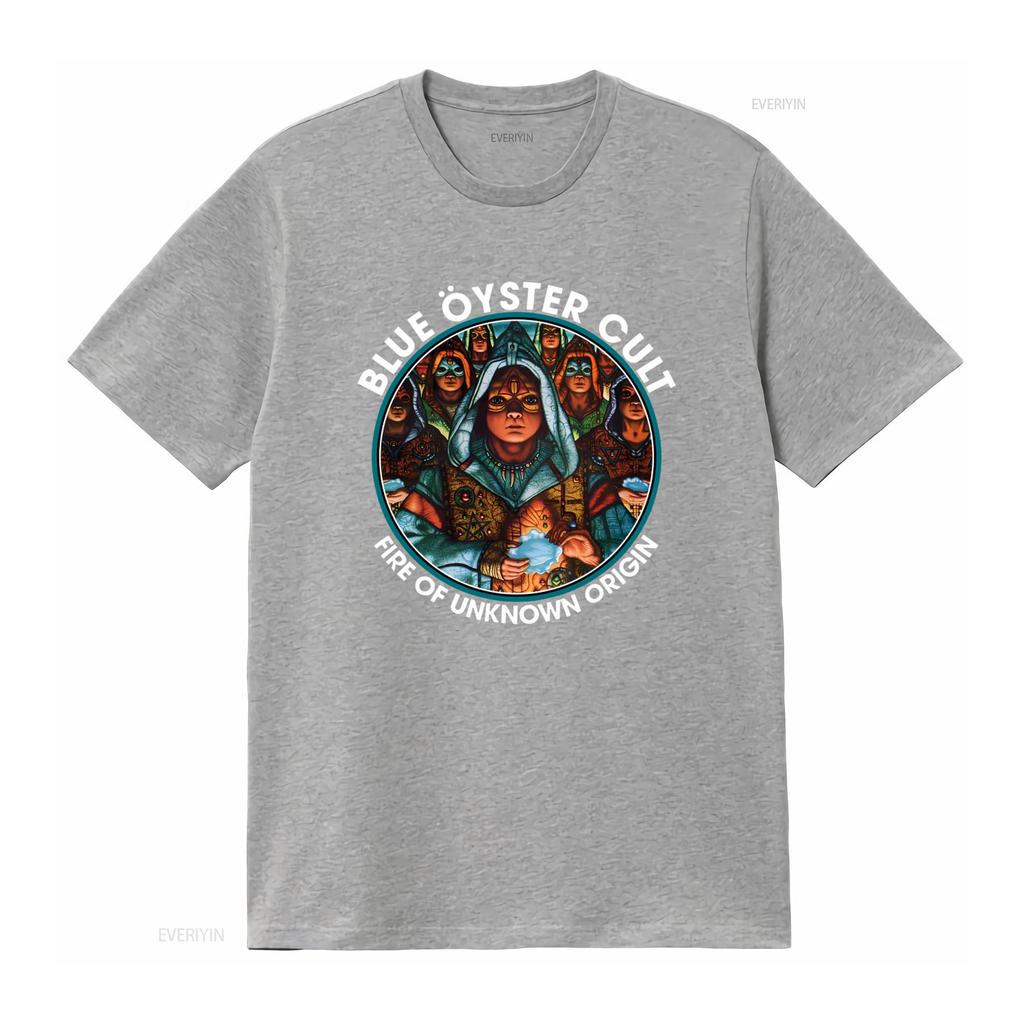 Blue Oyster Cult Fire Of Unknown Origin Cotton T Shirt S 5XL Vintage Washed Comfortable Designer Clothes Casual Unisex