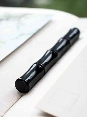 2026 A106 Acrylic Bamboo Fountain Pen Gold Nib Practice Calligraphy Art Nib Pocket Pen Resin Writing Business Office Gift