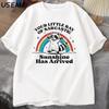 Funny Sassy Sarcastic Raccoon Printed Tshirt Your Little Ray T-shirt Casual Summer Loose T Shirts Couple Cloyhing