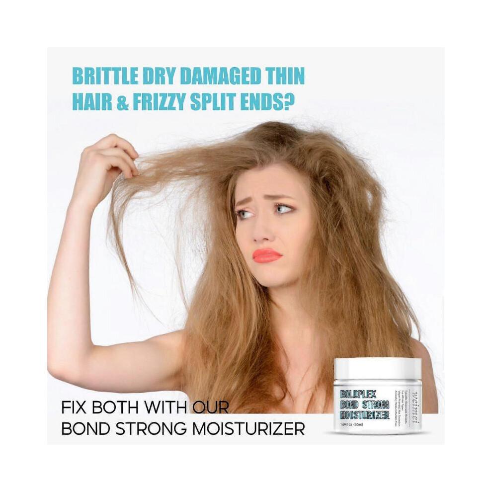 Bond Strong Moisturizing Hair Mask - Bond Restore Treatment for Dry, Damaged Hair - Repair & Nourish Curly, Bleached, Frizzy Hair