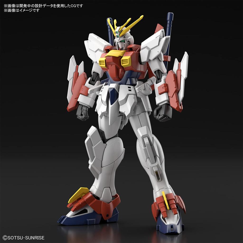 HG Gundam Breaker Battlogue Blazing Gundam Scale Plastic Model 1/144 Color-coded