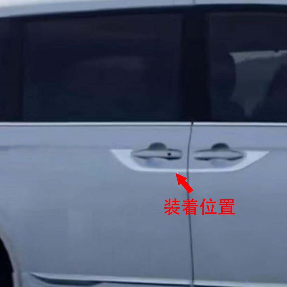 RUIQ Exterior Door Handle Chrome Parts for Toyota New 90 Series 2022 Custom Specially Designed for Toyota Voxy/Noah (January onwards) - Parts,