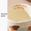 300ML Ceramic Mug Cartoon Cup Cute Puppy Pattern Coffee Cup Juice Breakfast Milk Oats Mug 1pc