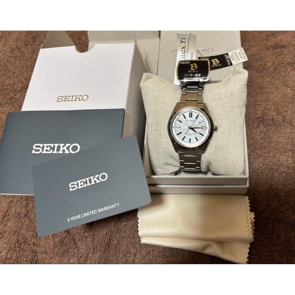Used Seiko BRIGHTZ Solar Radio SAGZ079 White