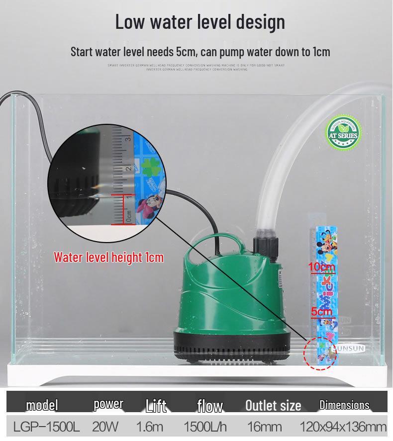 Jialu Transparenter Externer Fischbeckfilter - Leiser Außenfilter für Aquarien.