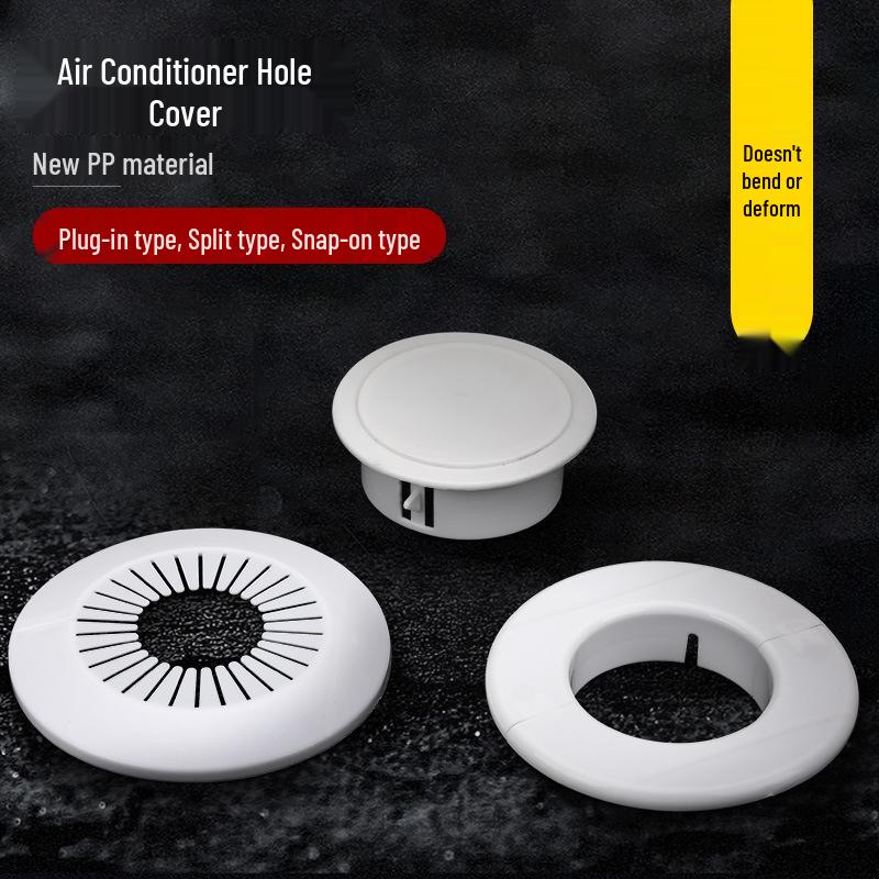 Decorative Air Conditioner Wall Hole Cover Plate and Sealing Cap