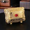 Light Luxury Ruby Jewelry Box Diamond Ring Pearl Jewelry Storage Box High-end Ornament