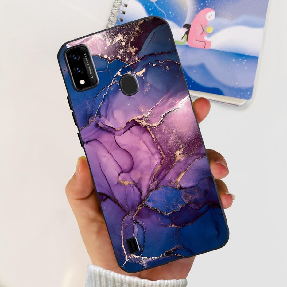 For ZTE Blade A51 A71 Case New Fashion Painted Back Cover Shockproof Phone Case For ZTE Blade A71 A7030 BladeA51 Soft TPU Fundas