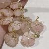 Lovely Necklace for Women Girls Jewelry with Wire Wrapped Heart Pendant Necklace