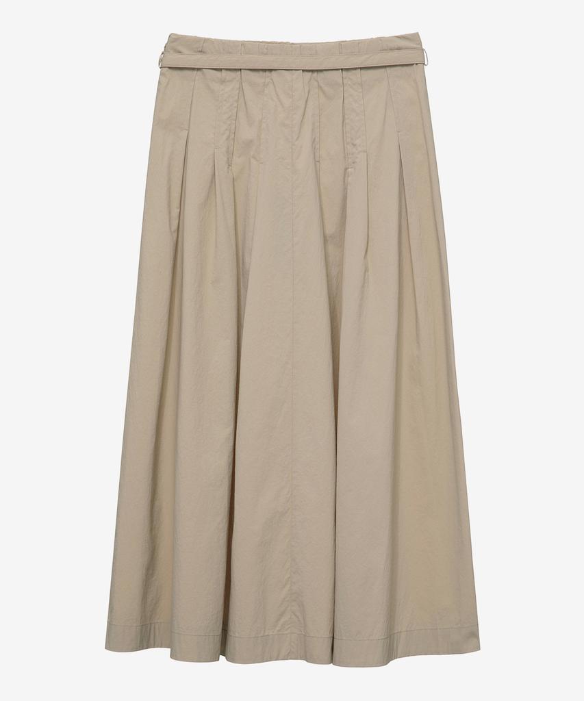 MIND BRIDGE WOMEN [W] Pleated Belted Elastic Skirt - 2 Colors