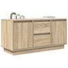TV Stand with LED Lights Sonoma Oak 100 x 41 x 50 cm