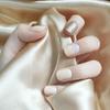 With Glue Fake Nails Gradients Nail Tips Waterproof French False Nails  for Women and Girls