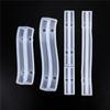 Easy Use 4 Set Tray Handle Resin Mold, Silicone Epoxy Casting Mold For DIY Cabinet Door Handles, Drawer Bar Pulls, Afrt Crafts