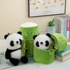Kawaii Bamboo Panda Doll Plush Dolls Toy Soft Stuffed Plush Pillow Toys For Girls Girlfriend Chidren Birthday Gifts