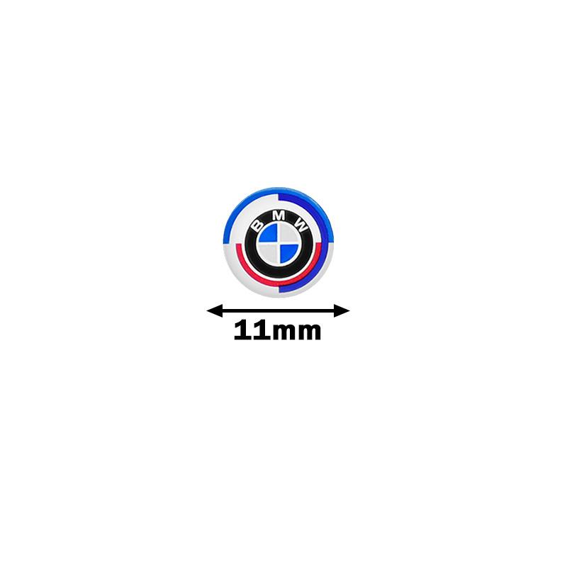 

11mm 14mm 3D Aluminum Car Key Shell Stickers Decals For BMW M M1 M2 M3 F32 E52 E53 E60 E90 E91 E92 E93 F01 F30 Auto Accessories 8Pcs