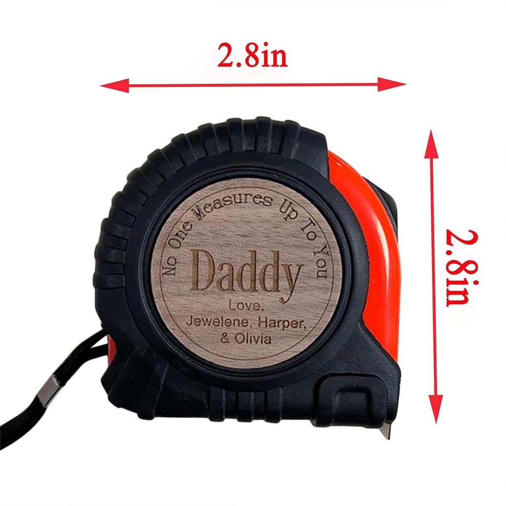 Personalized Tape Measure for Dad, No One Measure Up To Your Dad Measuring Tape, Father's Day Tape Measure, This Grandpa Daddy Belongs To Engraved